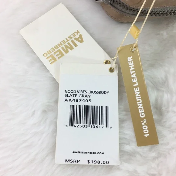 NWT Aimee Kestenberg Good Vibes Leather Crossbody - Picture 10 of 12